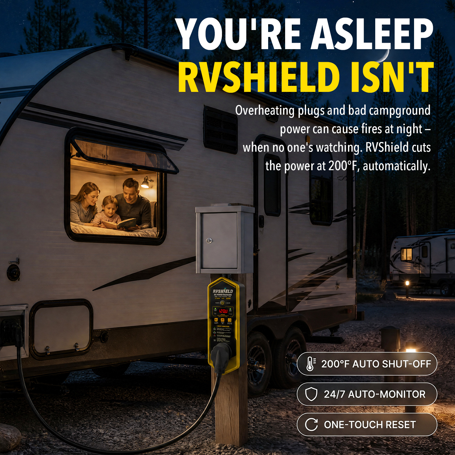 RVShield protects an RV while its owners sleep