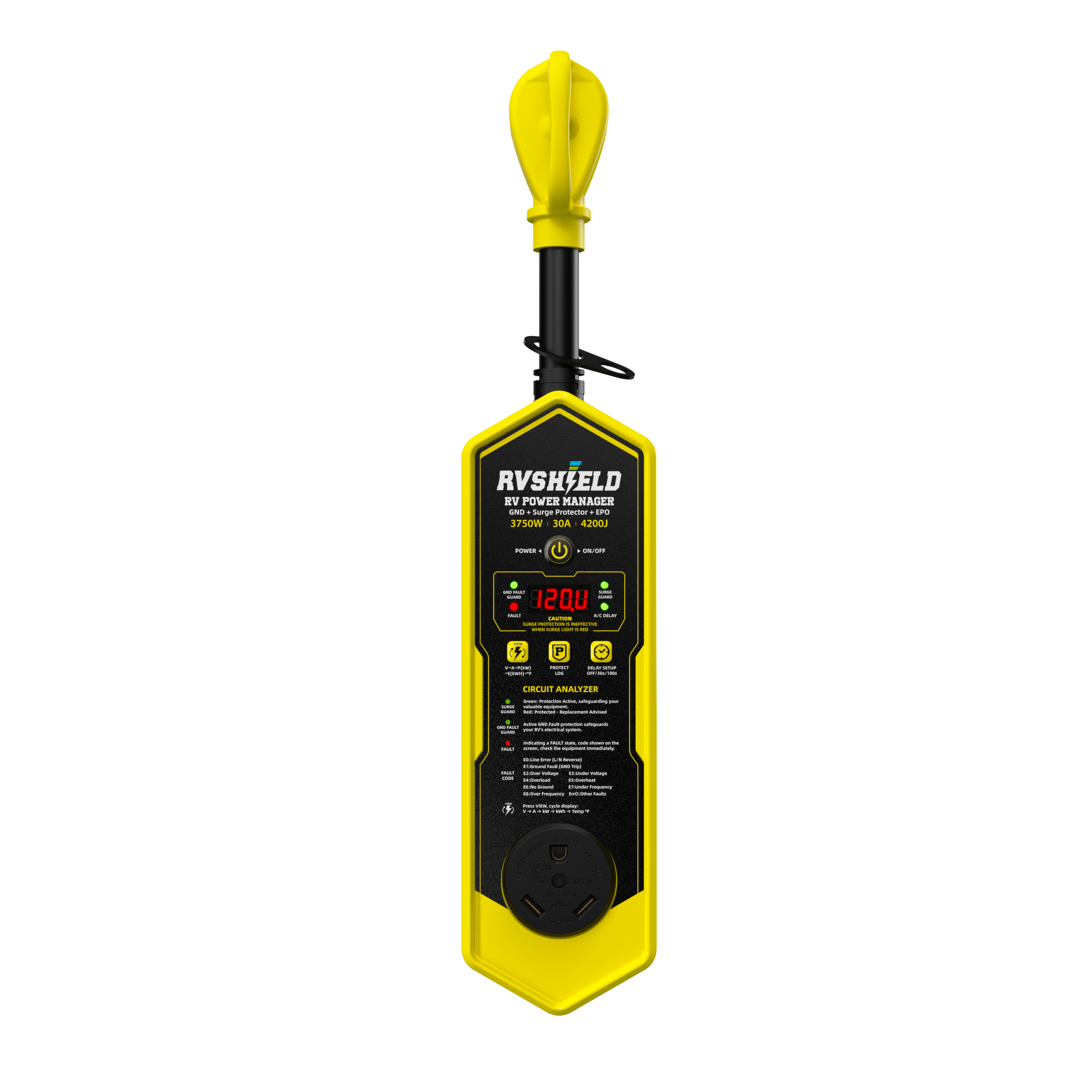 Front view of the RVShield RVPM-30A