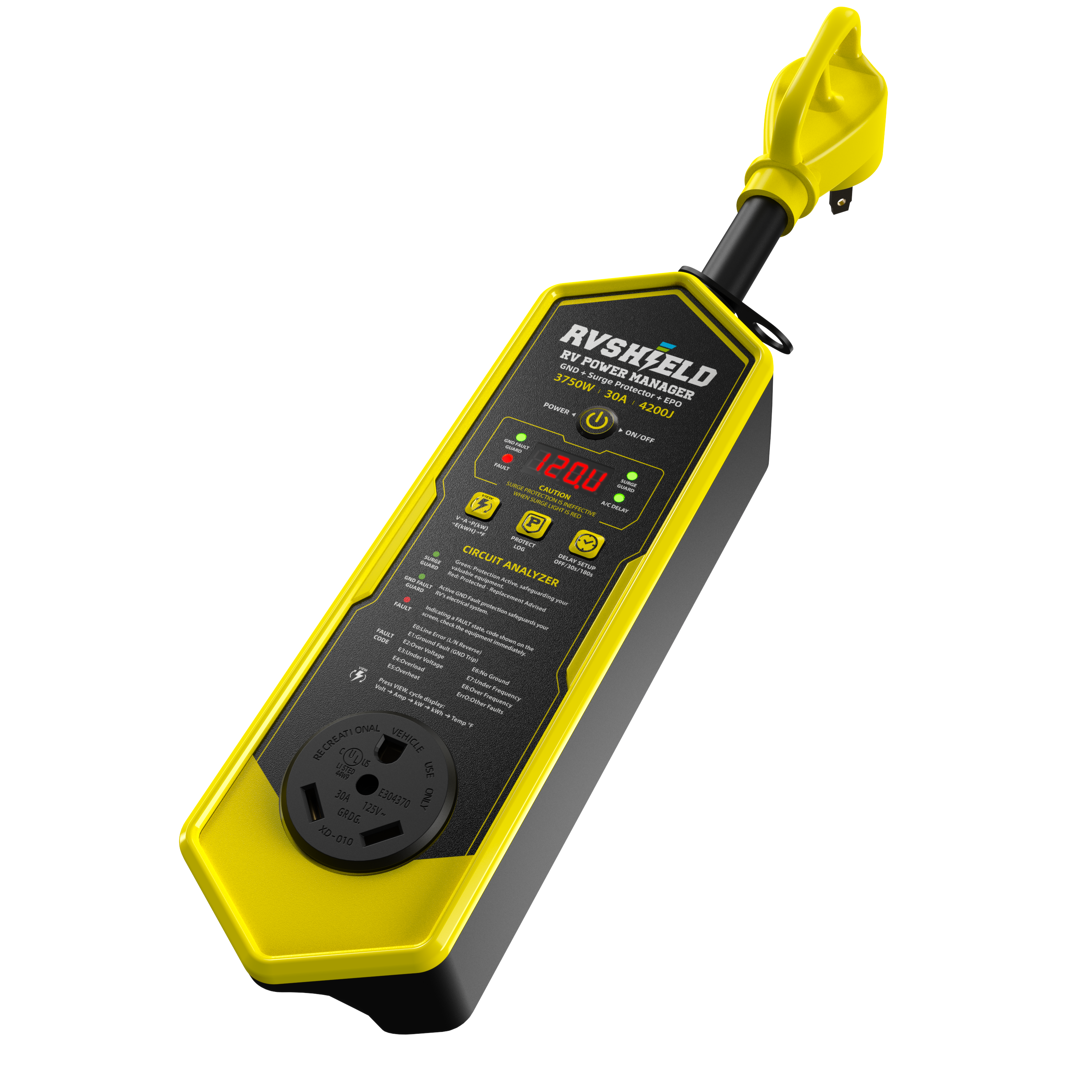 RVShield RVPM-30A portable RV power manager
